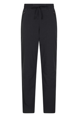 Winter Explorer Womens Fleece Lined Trousers - Short Length - Black