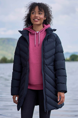 Anmore Womens Padded Jacket - Black