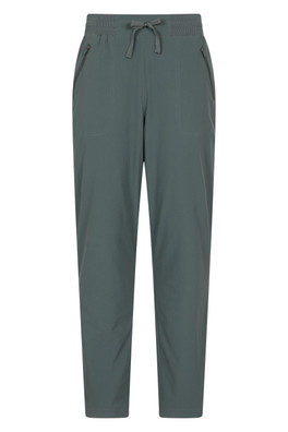 Winter Explorer Womens Fleece Lined Trousers - Short Length - Dark Khaki