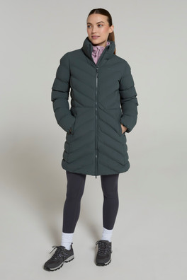 Anmore Womens Padded Jacket - Khaki