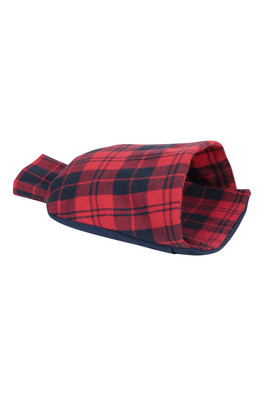 Hot Water Bottle with Foot Compartment - 2L - Red