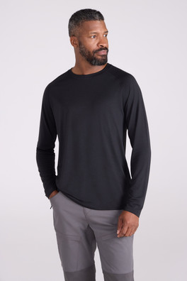 Mens Quick Dry Active Top - Black