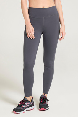 Breeze Womens Full Length Hiking Leggings - Dark Grey