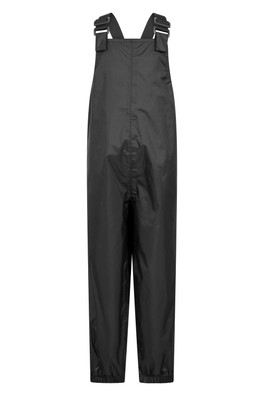 Pakka Kids Waterproof Dungarees - Black