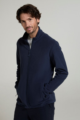 Camber Mens Full-Zip Fleece Jacket - Navy