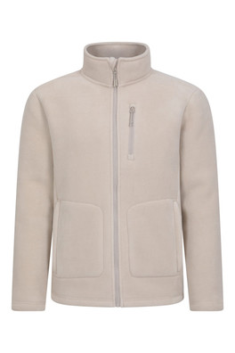 Highland Mens Full-Zip Fleece - Beige