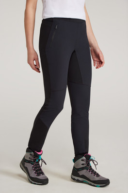 Etna Womens Water Resistant Leggings - Black
