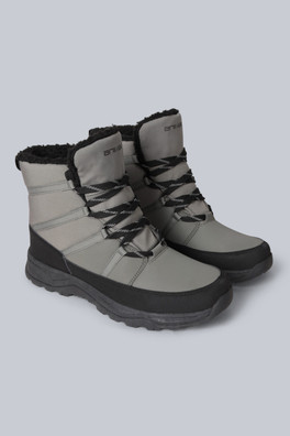 Filey Mens Snow Boots - Khaki