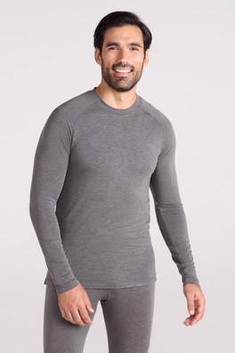 Keep The Heat Mens Thermal Top - Charcoal