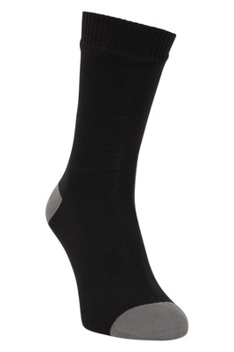 Extreme Mens Waterproof Mid-Calf Socks - Black