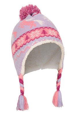 Character Kids Borg Lined Trapper Hat - Purple