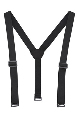 Mens Ski Pant Braces - Black