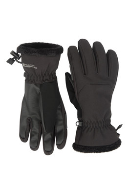 Escalade Womens Waterproof Softshell Ski Gloves - BLA