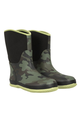 Puddle Kids Mucker Boots - Black