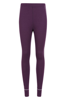 Asgard Merino Womens Thermal Pants - Purple