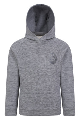 Strath Melange Super Soft Kids Hoodie - Grey