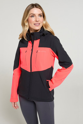 Altitude Womens Softshell Jacket - Coral