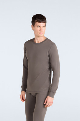 Blaze Mens Base Layer Top - Dark Khaki