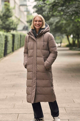 Comfort Cloud Womens Coat - Taupe
