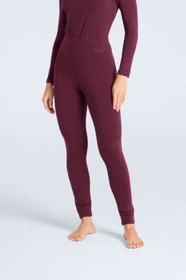 Blaze Womens Base Layer Pants - Burgundy