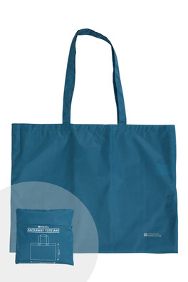 Large Packable Tote Bag - Petrol