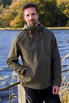 Iona Softshell Mens Jacket - Light Khaki