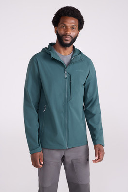 Retreat Mens Packable Softshell Jacket - Green
