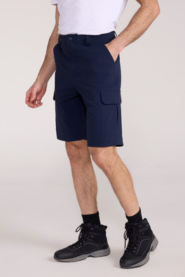 Delta Cargo Mens Stretch Shorts - Navy