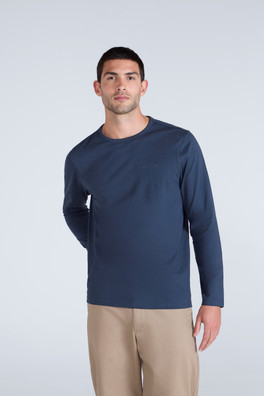 Otis Mens Long Sleeve T-Shirt - Navy