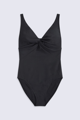 Florence Womens Rib Swimsuit - Black