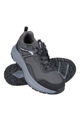 Momentum Womens Waterproof Trail Running Shoes - Black