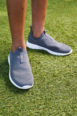 Orbit Kids Slip-On Shoes - Charcoal