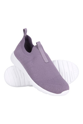 Orbit Kids Slip-On Shoes - Lilac