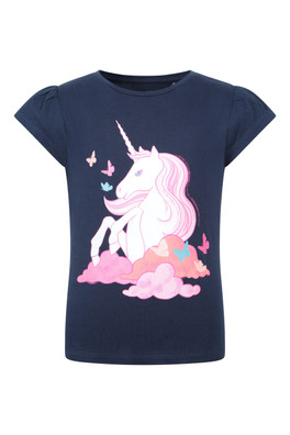 Magical Unicorn Kids Tee - Navy