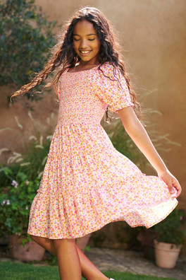 Olivia Kids Viscose Dress - Mixed