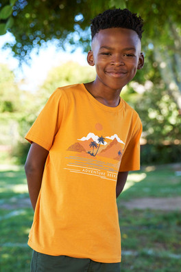 Adventure Seeker Kids Tee - Yellow