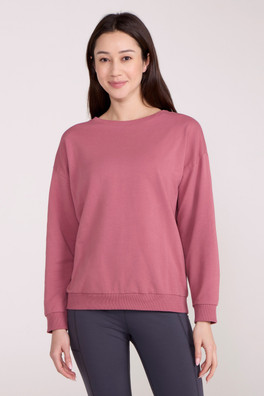 Pentle Lightweight Womens Sweatshirt - Dark Pink