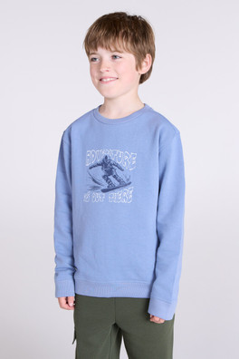 Crew Neck Kids Sweatshirt - Light Blue