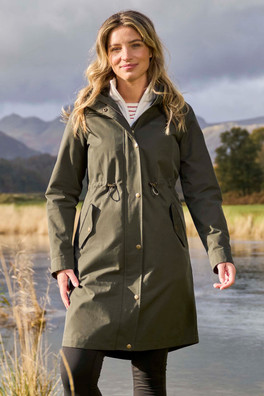 Forest Womens Waterproof Jacket - Khaki
