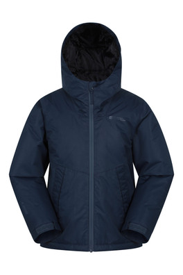 Ravine Kids Padded Waterproof Jacket - Navy