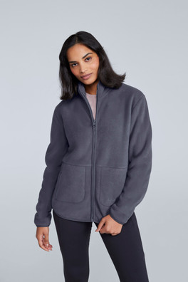 Freya Womens Borg Lined Fleece - Charcoal