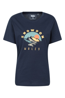 Snowdon Womens Relaxed Short-Sleeved T-Shirt - Navy
