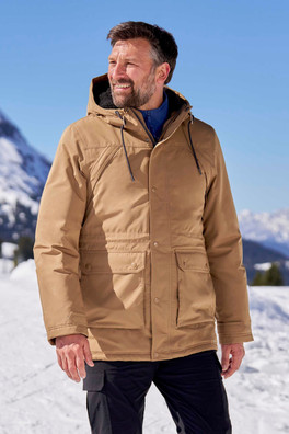 Marlow Extreme Mens Waterproof Down Parka - Tan