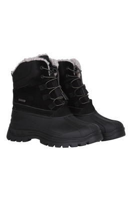 Sledge Kids Waterproof Borg Line Snow Boot - BLA