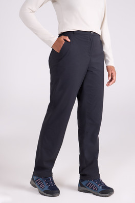 Winter Delta Womens Fleece Lined Trouser - Black