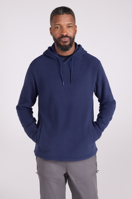 Raso Mens Hooded Fleece - Navy