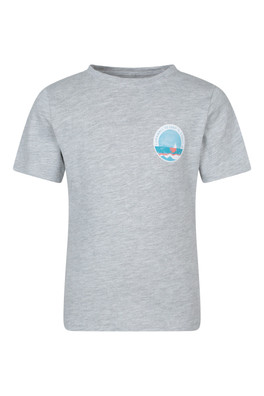 Cornwall Kids Short Sleeved Tee - Grey