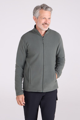 Raso Mens Full Zip Fleece - Khaki