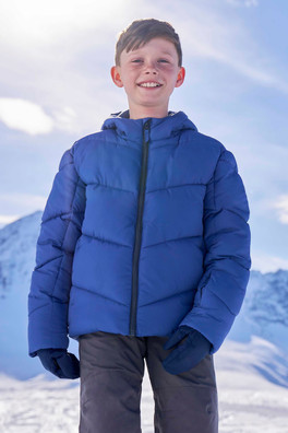 Cortina Kids Water Resistant Padded Ski Jacket - BLU