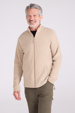 Raso Mens Full Zip Fleece - Off White